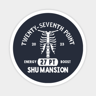 Twenty-Seventh Point Anatomy v1 white Magnet